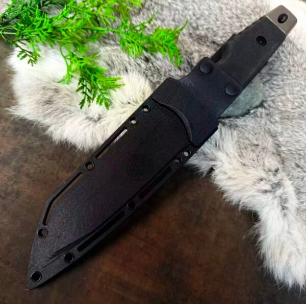 Thousand-layer steel, feather pattern, old Mohs, round head