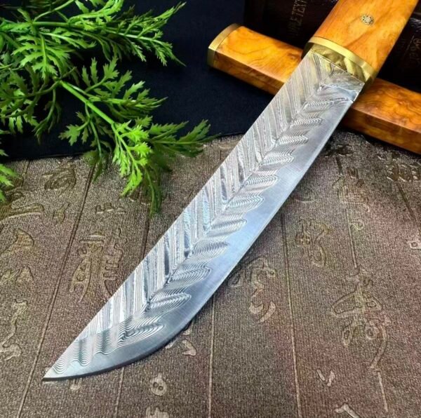 Golden Thread Wooden Shadow Knife