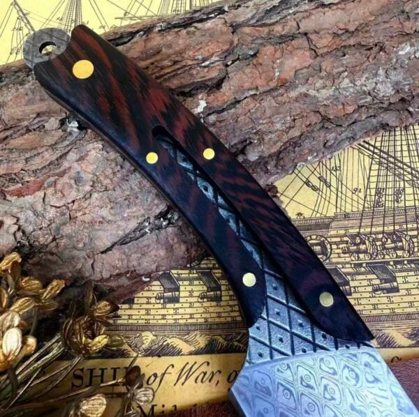 Damascus steel, Mirror Light, Tengshe Phantom, multi-functional slaughtering knife