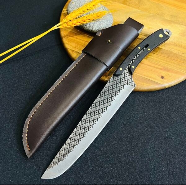 Damascus steel, Tengshe Phantom, multi-functional slaughtering knife